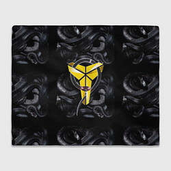 Плед флисовый Los Angeles LakersKobe Bryan, цвет: 3D-велсофт