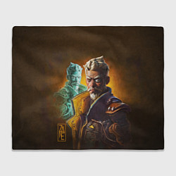 Плед флисовый Zane Flynt, цвет: 3D-велсофт