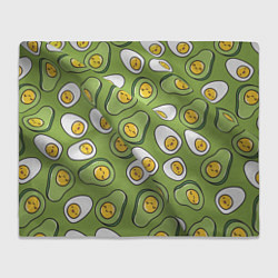 Плед АВАКАДО паттерн