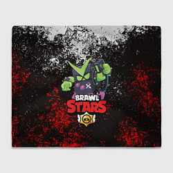 Плед флисовый BRAWL STARS VIRUS 8-BIT, цвет: 3D-велсофт