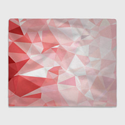 Плед флисовый Pink abstraction, цвет: 3D-велсофт