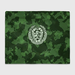 Плед флисовый Пограничные Войска, цвет: 3D-велсофт