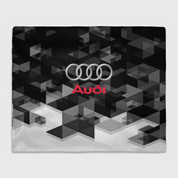 Плед флисовый AUDI, цвет: 3D-велсофт