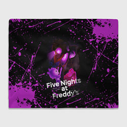 Плед флисовый FIVE NIGHTS AT FREDDYS, цвет: 3D-велсофт