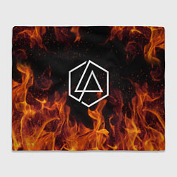 Плед флисовый LINKIN PARK, цвет: 3D-велсофт