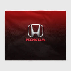 Плед флисовый HONDA, цвет: 3D-велсофт