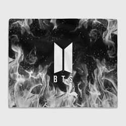 Плед флисовый BTS, цвет: 3D-велсофт