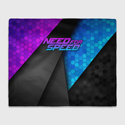 Плед флисовый Need for Speed, цвет: 3D-велсофт