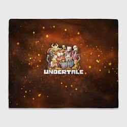 Плед флисовый UNDERTALE, цвет: 3D-велсофт