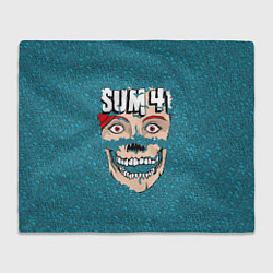 Плед флисовый Sum41 poster, цвет: 3D-велсофт
