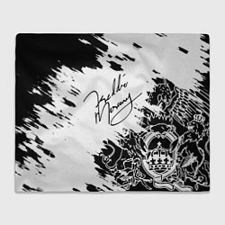 Плед флисовый Автограф Фредди Меркьюри, цвет: 3D-велсофт