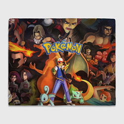 Плед флисовый POKEMON, цвет: 3D-велсофт