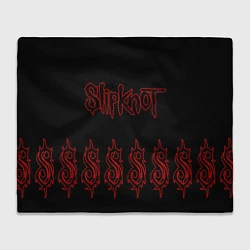 Плед флисовый Slipknot 5, цвет: 3D-велсофт