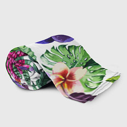 Плед флисовый Цветы, цвет: 3D-велсофт — фото 2