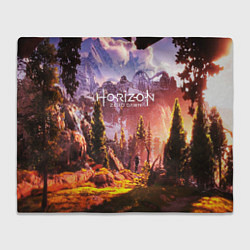 Плед флисовый Horizon Zero Dawn, цвет: 3D-велсофт