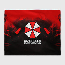 Плед флисовый UMBRELLA CORP, цвет: 3D-велсофт