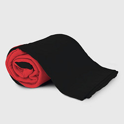 Плед флисовый BLACK RED, цвет: 3D-велсофт — фото 2