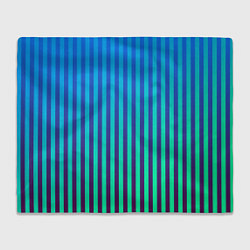 Плед флисовый Пикси полосы, цвет: 3D-велсофт