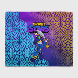 Плед флисовый MORTIS BRAWL STARS, цвет: 3D-велсофт