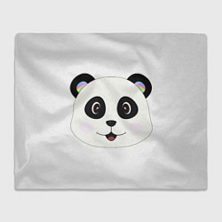 Плед флисовый Panda, цвет: 3D-велсофт