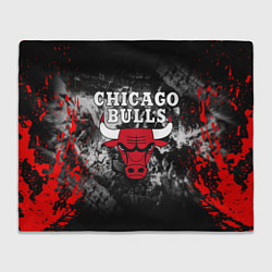 Плед флисовый CHICAGO BULLS, цвет: 3D-велсофт