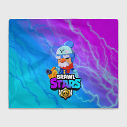 Плед флисовый BRAWL STARS GALE, цвет: 3D-велсофт