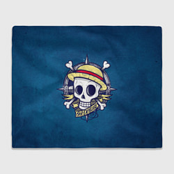 Плед флисовый Straw hat pirates, цвет: 3D-велсофт