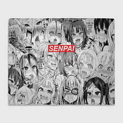 Плед флисовый SENPAI, цвет: 3D-велсофт