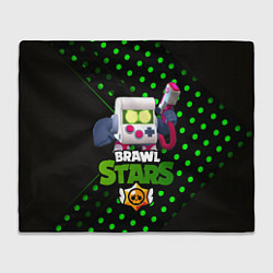 Плед флисовый Virus 8 bit brawl stars 8 бит, цвет: 3D-велсофт