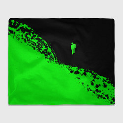 Плед флисовый Billie Eilish, цвет: 3D-велсофт