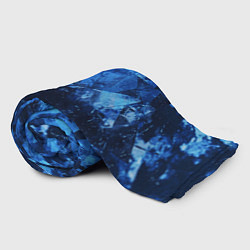 Плед флисовый Blue Abstraction, цвет: 3D-велсофт — фото 2