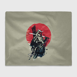 Плед флисовый Samurai man, цвет: 3D-велсофт