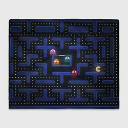 Плед флисовый Pacman, цвет: 3D-велсофт