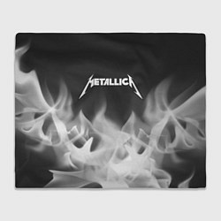 Плед флисовый METALLICA МЕТАЛЛИКА, цвет: 3D-велсофт