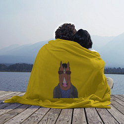Плед флисовый Конь БоДжек, цвет: 3D-велсофт — фото 2
