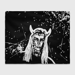 Плед флисовый GHOSTEMANE, цвет: 3D-велсофт