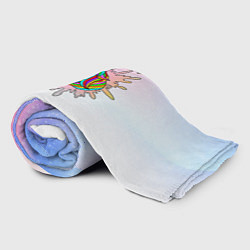 Плед флисовый Единорог, цвет: 3D-велсофт — фото 2