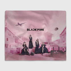 Плед флисовый BLACKPINK x PUBG, цвет: 3D-велсофт