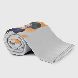 Плед флисовый Кагеяма Тобио, цвет: 3D-велсофт — фото 2