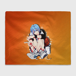 Плед флисовый Баскетбол Куроко, цвет: 3D-велсофт