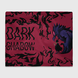 Плед флисовый Dark shadow, цвет: 3D-велсофт