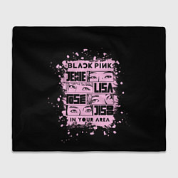 Плед флисовый BLACKPINK, цвет: 3D-велсофт