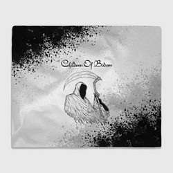 Плед флисовый Children of Bodom Z, цвет: 3D-велсофт