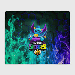 Плед флисовый Dark Lord Spike Brawl Stars, цвет: 3D-велсофт