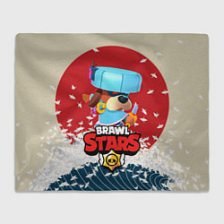 Плед флисовый Brawl Stars - Ronin Ruffs, цвет: 3D-велсофт