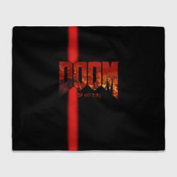 Плед флисовый Doom Rip and Tear, цвет: 3D-велсофт