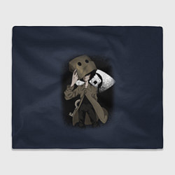 Плед флисовый Little Nightmares 2 MONO, цвет: 3D-велсофт