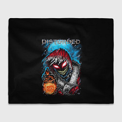 Плед флисовый Disturbed, цвет: 3D-велсофт
