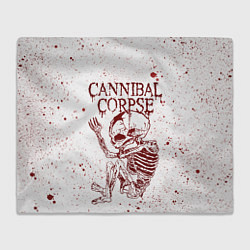 Плед флисовый Cannibal Corpse, цвет: 3D-велсофт