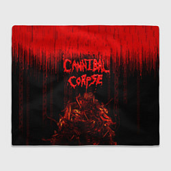 Плед флисовый CANNIBAL CORPSE, цвет: 3D-велсофт